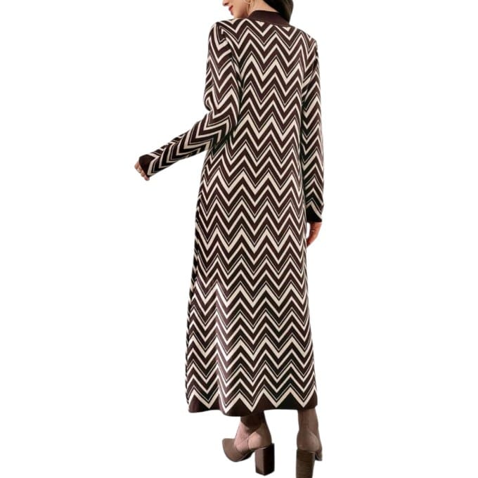 GlammeFab Thick Long Warm Woolen Dress