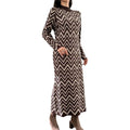GlammeFab Thick Long Warm Woolen Dress