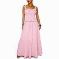 Two Piece Top & Skirt Baby Pink